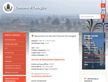 Tablet Screenshot of comune.cavaglia.bi.it